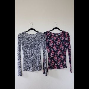 Aeropostale Two Floral Tops